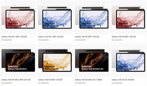 Amazon случайно раскрыл все секреты линейки Samsung Galaxy Tab S8