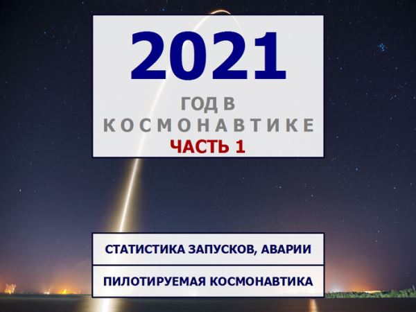 Космонавтика в 2021 году (часть 1): статистика, динамика, пилотируемые полёты